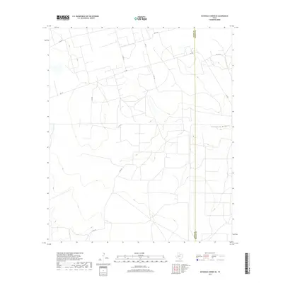 2019 Map of Sevenmile Corner SE, 2019 Print