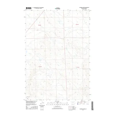 2017 Map of Sevenmile Creek, 2017 Print