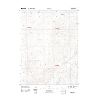 2013 Map of Sevenmile Draw, 2013 Print