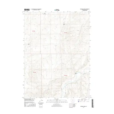 2016 Map of Sevenmile Draw, 2016 Print