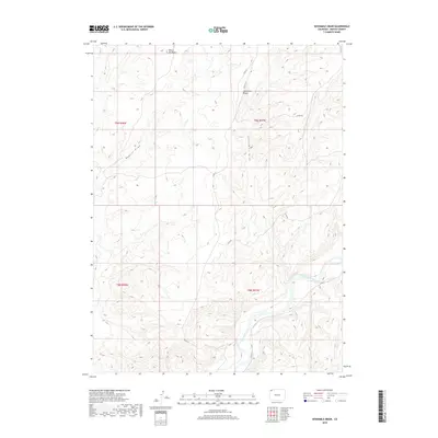 2019 Map of Sevenmile Draw, 2019 Print