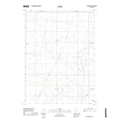 2017 Map of Sevenmile Gulch, 2017 Print