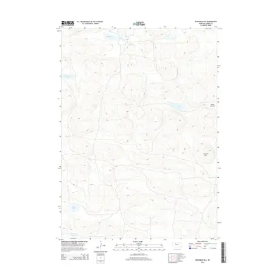 2014 Map of Sevenmile Hill, 2014 Print