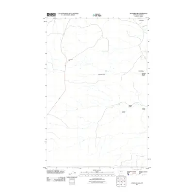 2011 Map of Sevenmile Hill, 2011 Print