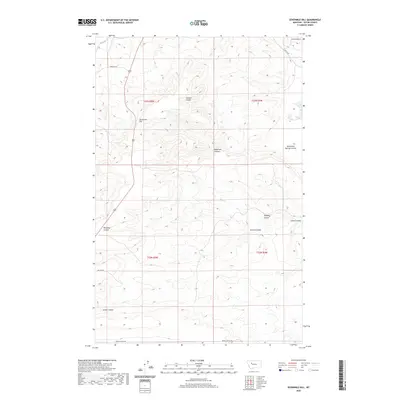 2020 Map of Sevenmile Hill, 2020 Print