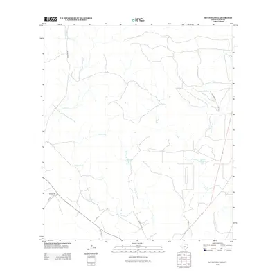 2012 Map of Sevenmile Hill, 2012 Print