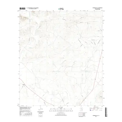 2016 Map of Sevenmile Hill, 2016 Print