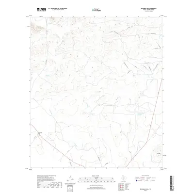 2019 Map of Sevenmile Hill, 2019 Print
