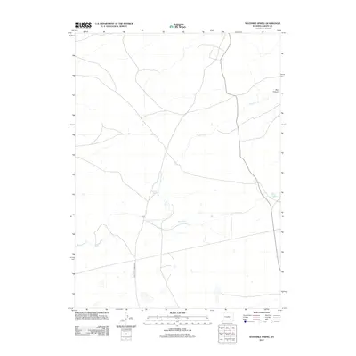 2012 Map of Sevenmile Spring, 2012 Print