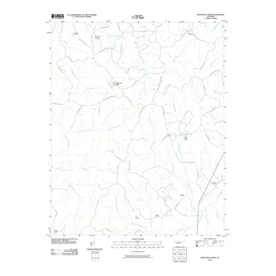 2010 Map of Seventeen Creek, 2010 Print