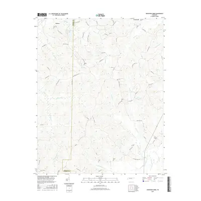 2016 Map of Seventeen Creek, 2016 Print