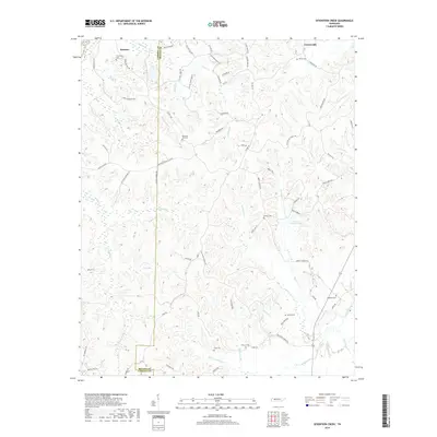 2019 Map of Seventeen Creek, 2019 Print