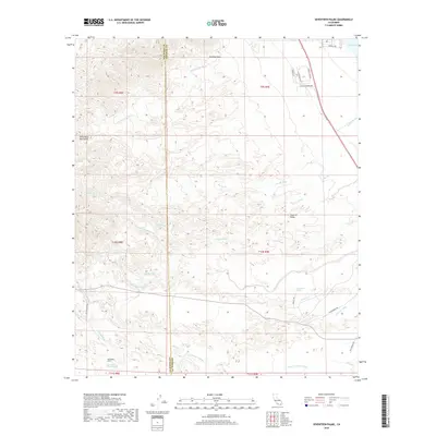 2018 Map of Seventeen Palms, 2018 Print