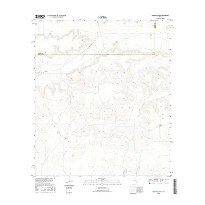 2016 Map of Seventeen Ranch, 2016 Print