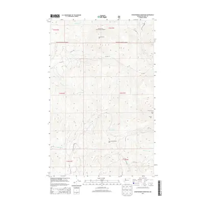 2014 Map of Seventeenmile Mountain, 2014 Print
