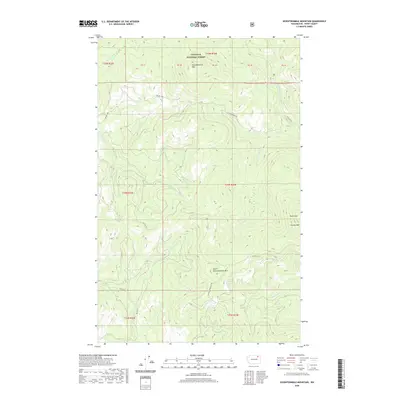 2020 Map of Seventeenmile Mountain, 2020 Print