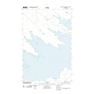 2011 Map of Seventh Point Buttes, 2011 Print