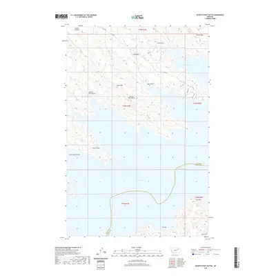 2020 Map of Seventh Point Buttes, 2020 Print