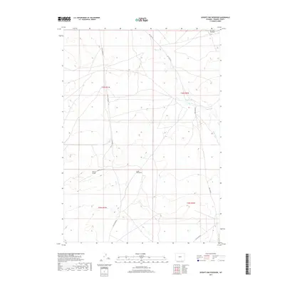 2017 Map of Seventy One Reservoir, 2017 Print