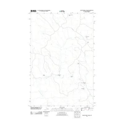 2011 Map of Seventynine Coulee, 2011 Print