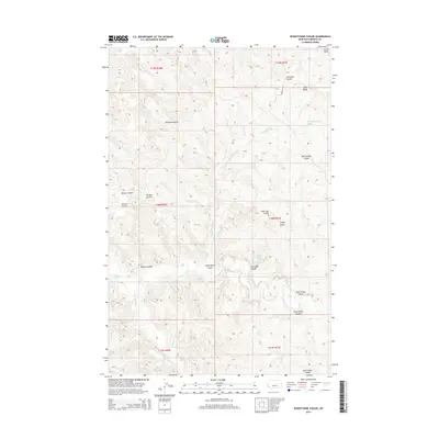 2014 Map of Seventynine Coulee, 2014 Print