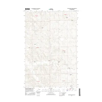2017 Map of Seventynine Coulee, 2017 Print