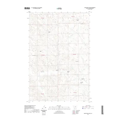 2020 Map of Seventynine Coulee, 2020 Print