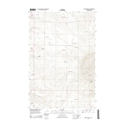 2014 Map of Seventytwo Hills, 2014 Print