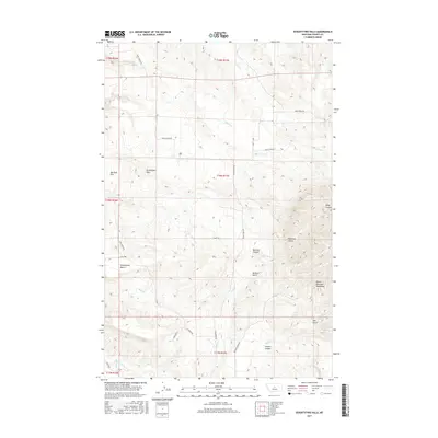 2017 Map of Seventytwo Hills, 2017 Print