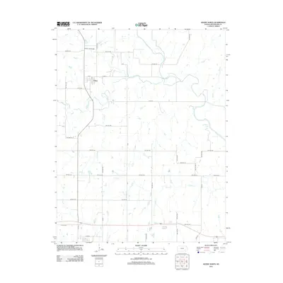 2012 Map of Severy North, 2012 Print