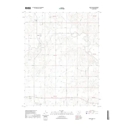 2018 Map of Severy North, 2018 Print