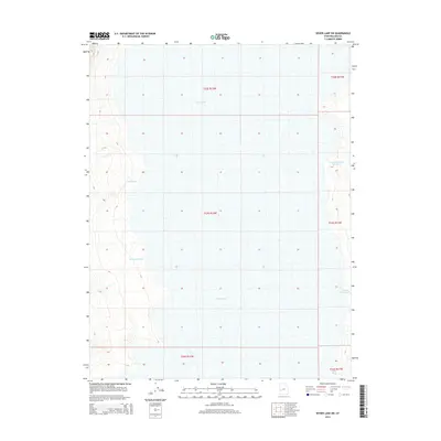 2014 Map of Sevier Lake SW, 2014 Print