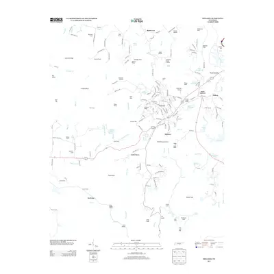 2013 Map of Sewanee, 2013 Print