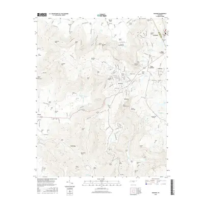 2016 Map of Sewanee, 2016 Print