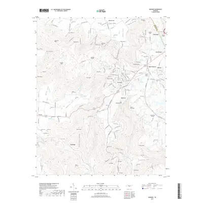 2019 Map of Sewanee, 2019 Print