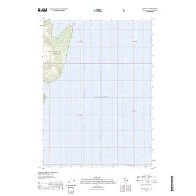 2023 Map of Seward A-2 NW, 2023 Print