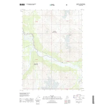 2018 Map of Seward A-7 NW, 2018 Print