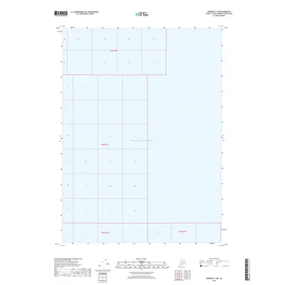 2018 Map of Seward B-1 NW, 2018 Print