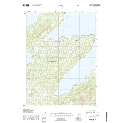 2018 Map of Seward B-1 SE, 2018 Print