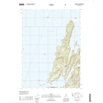 2018 Map of Seward B-3 NE, 2018 Print