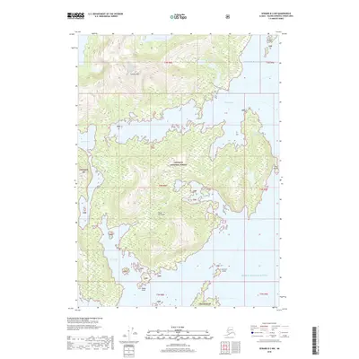 2018 Map of Seward B-3 NW, 2018 Print