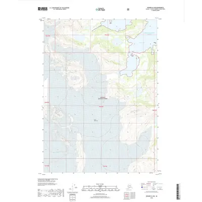 2018 Map of Seward B-4 NW, 2018 Print