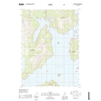 2018 Map of Seward B-4 SE, 2018 Print