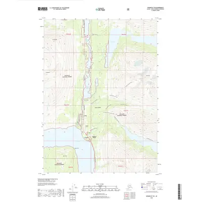 2018 Map of Seward B-7 NE, 2018 Print