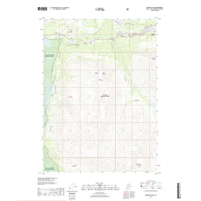 2017 Map of Seward B-8 NW, 2017 Print