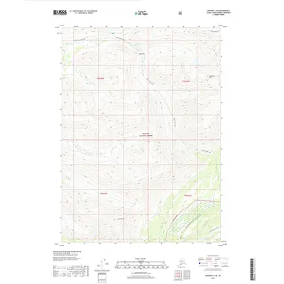 2018 Map of Seward C-8 SE, 2018 Print