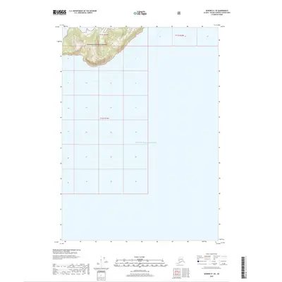 2018 Map of Seward D-1 SE, 2018 Print