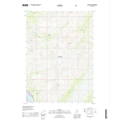 2017 Map of Seward D-6 NE, 2017 Print