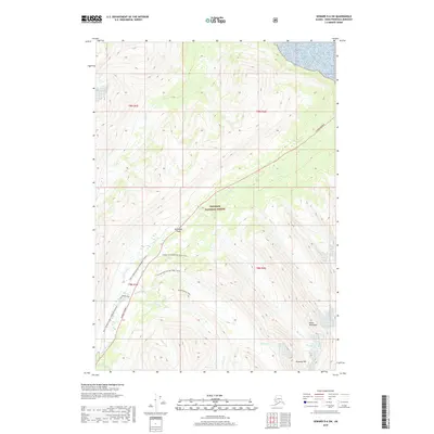 2018 Map of Seward D-6 SW, 2018 Print