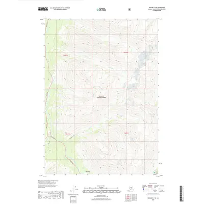 2018 Map of Seward D-7 SE, 2018 Print